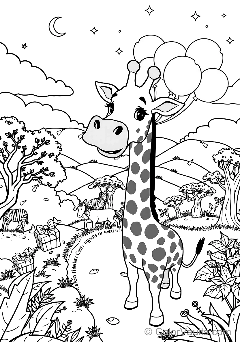 Blippi Feeding a Friendly Tall Giraffe mit Acacia (Scene 9)