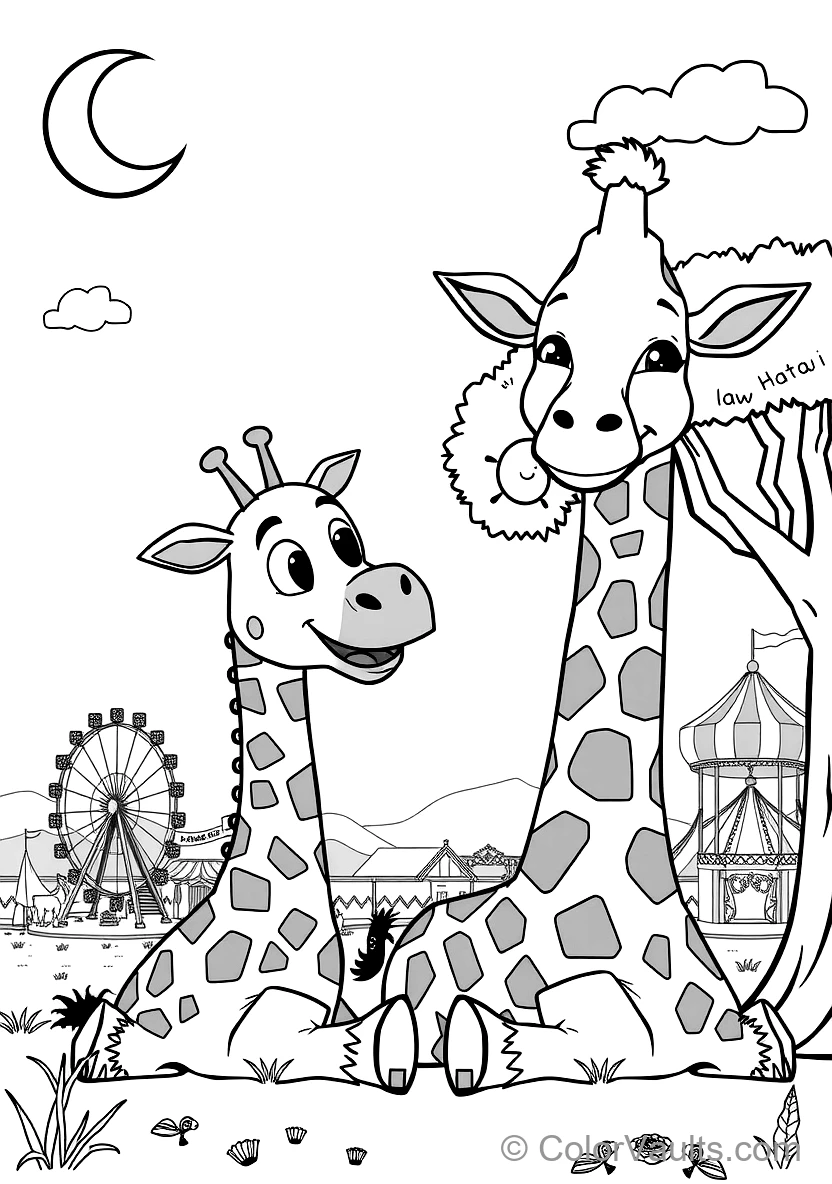 Blippi Feeding a Friendly Tall Giraffe with Acacia (Scene 10)