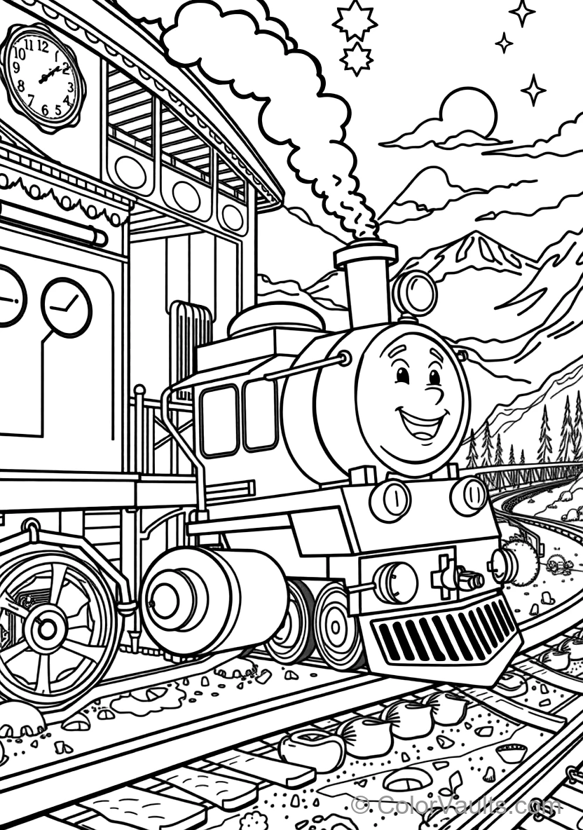 Blippi Exploring a Historic Steam Train Museum (Scene 28)