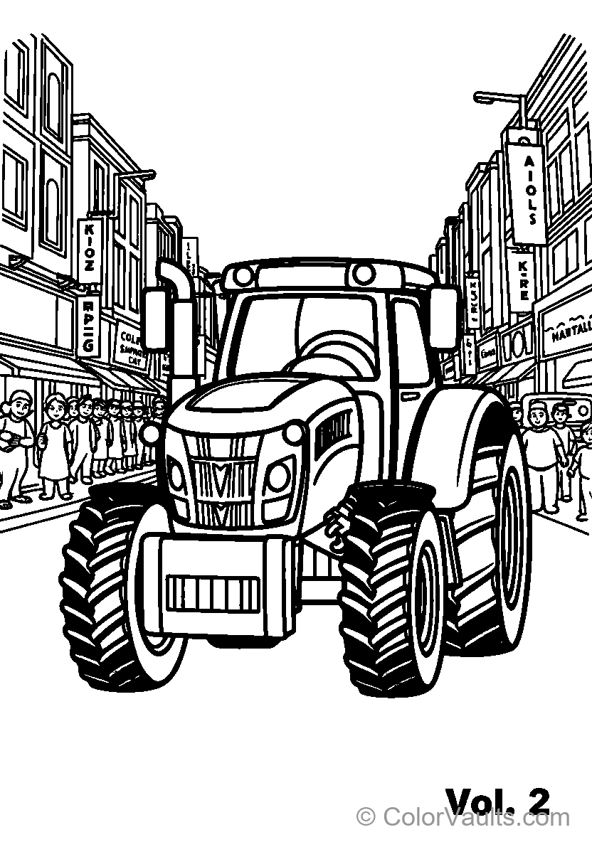 City Street avec Tractor