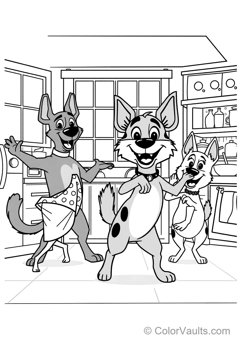 Whole Heeler Family (bandit