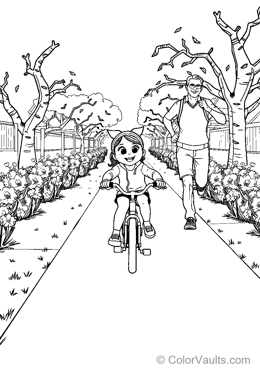 Child On Bicycle