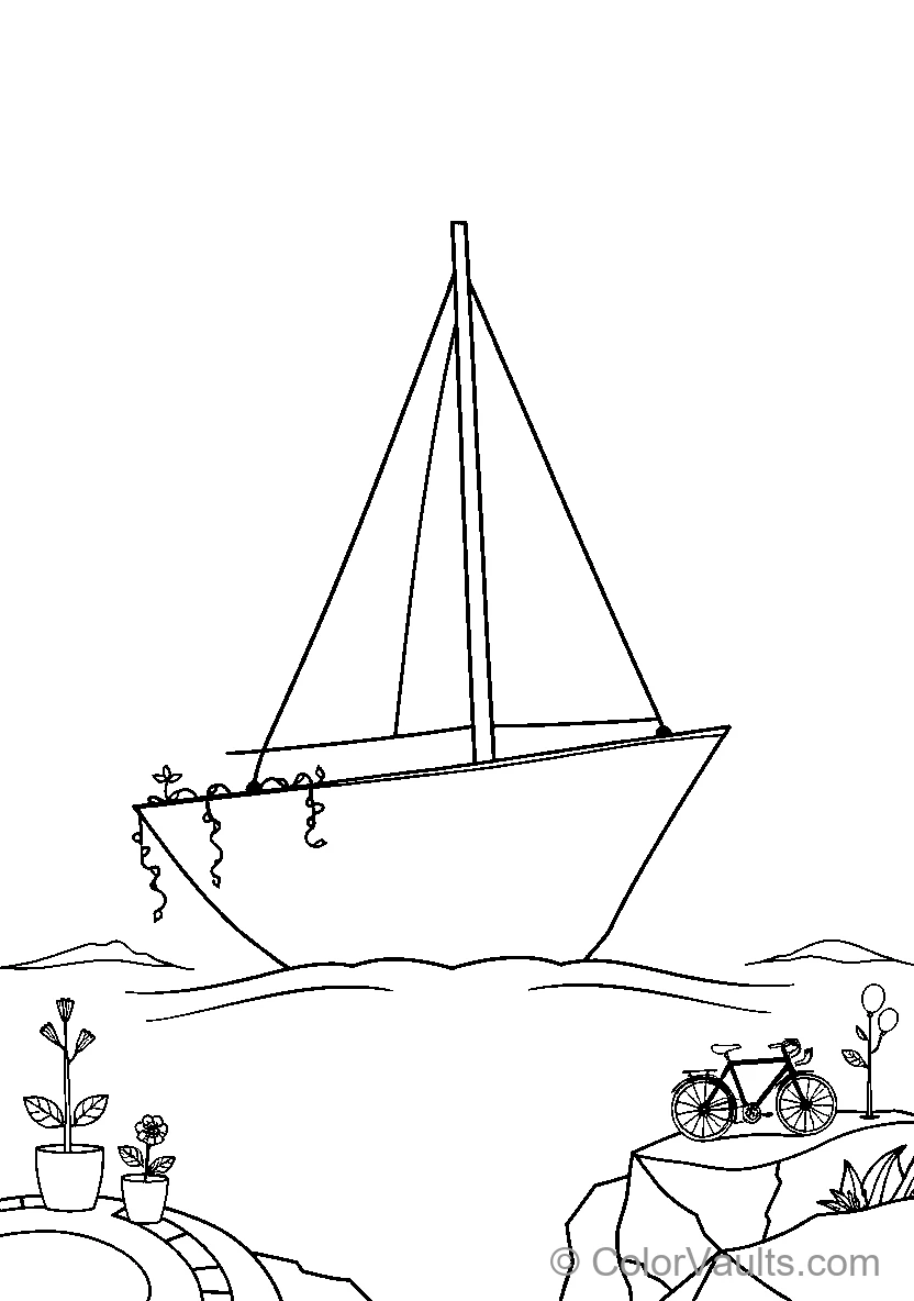 Boat By Shoreline