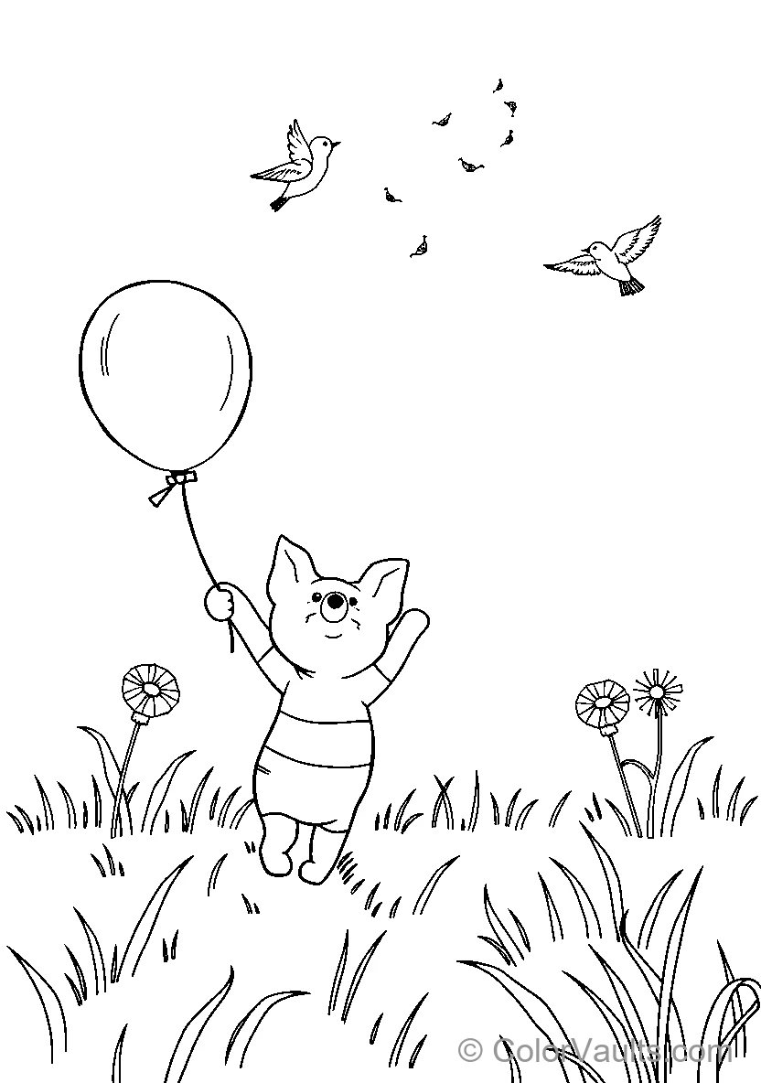 Piglet In Field