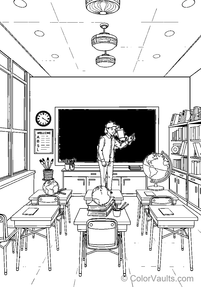 Teacher In A Classroom