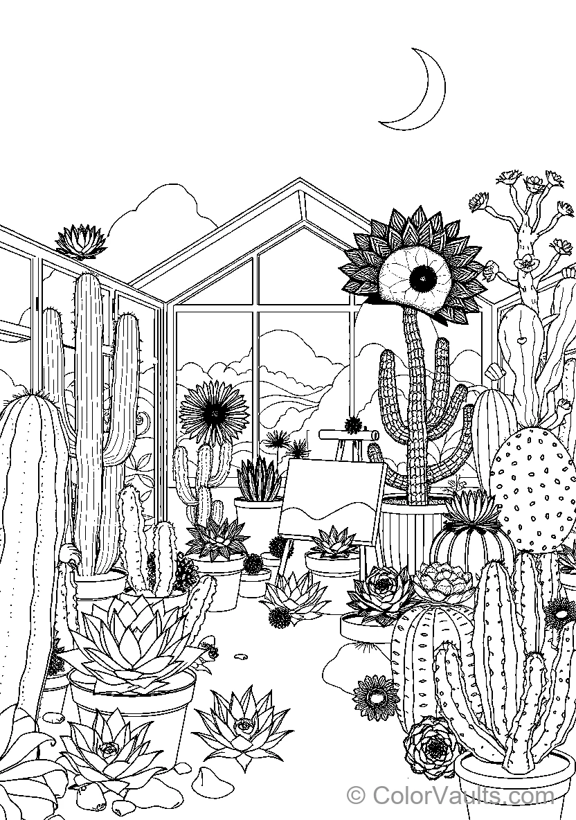 Greenhouse Cacti