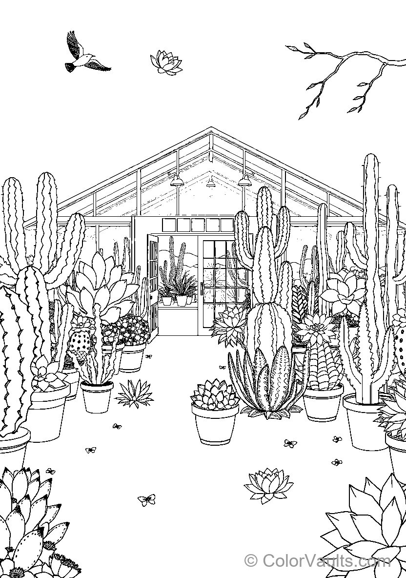 Greenhouse Of Cacti (Scene 3)
