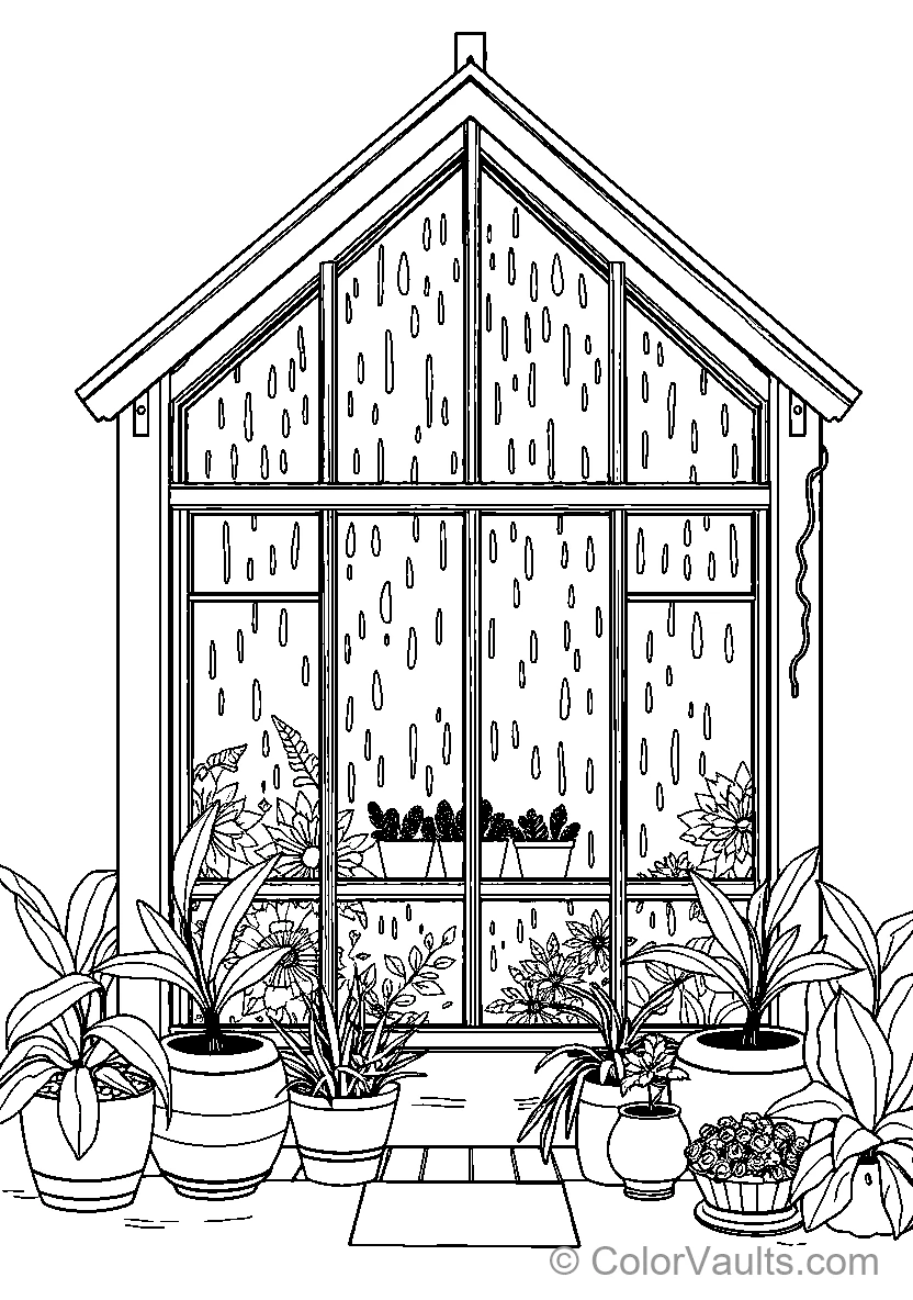 Greenhouse With Plants (Scene 3)