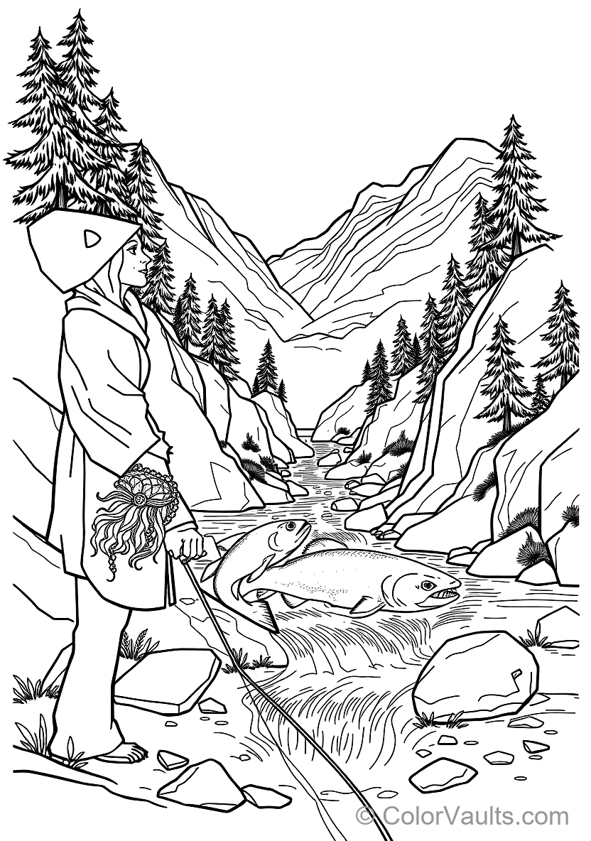 Queen Elinor As a Gentle Mother Bear and Merida (Scene 12)
