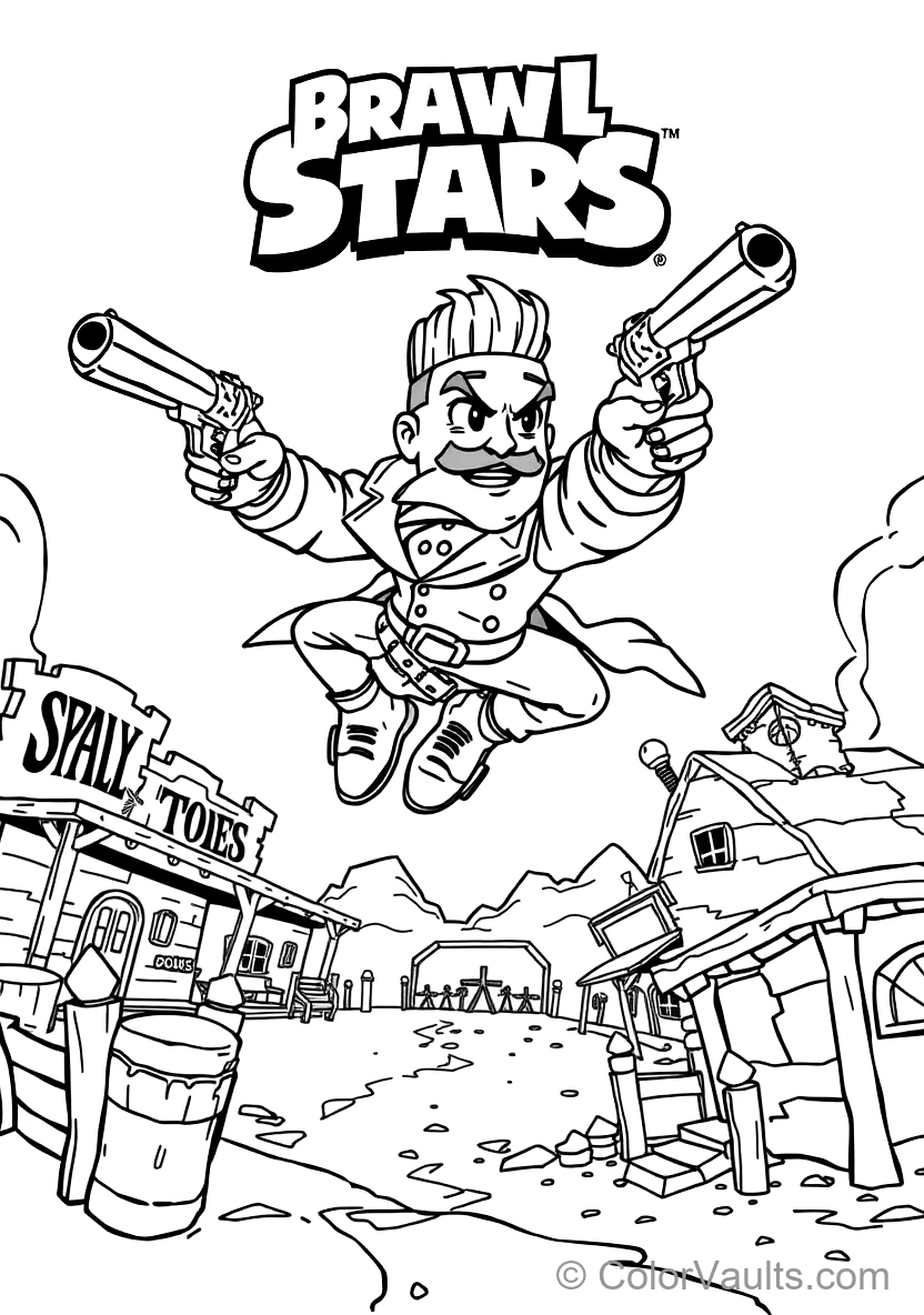 Colt the Handsome Lawman mit Styled Pompadour Hair (Scene 7)