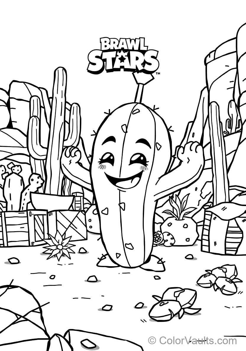 Spike the Süßer Little Desert Cactus Throwing (Scene 7)