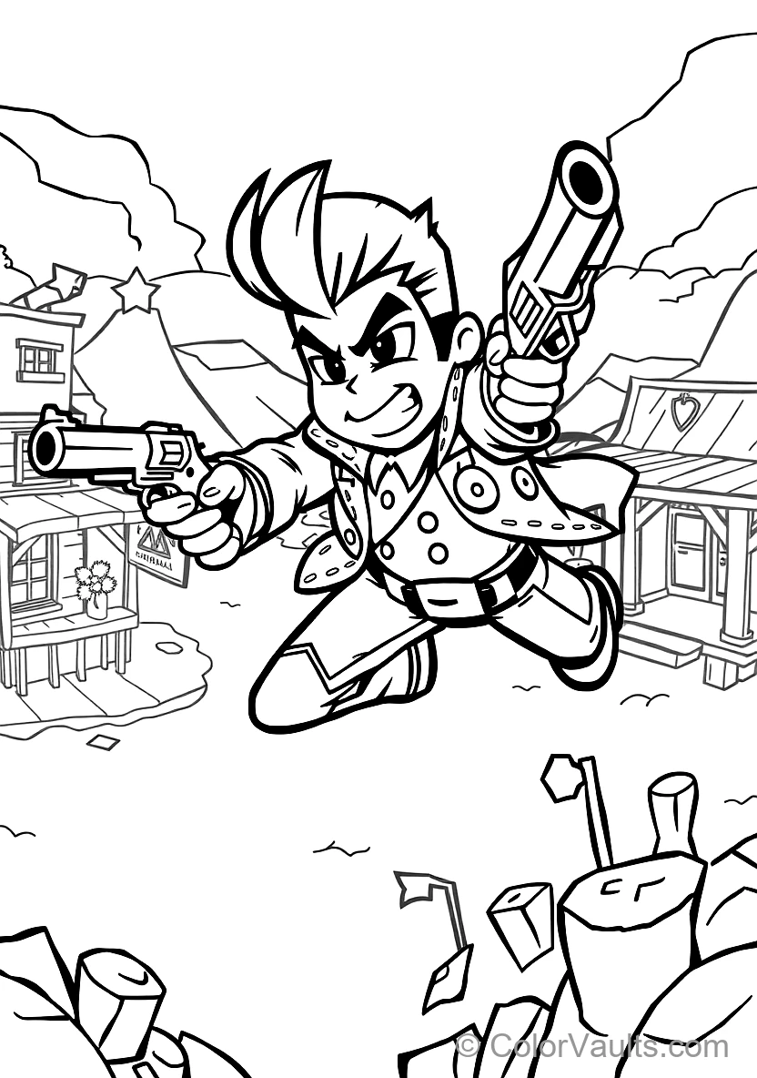 Colt the Handsome Lawman mit Styled Pompadour Hair (Scene 10)