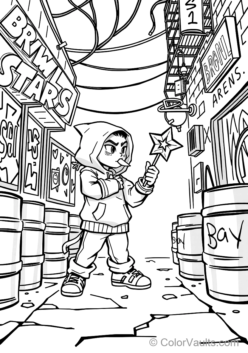 Leon the Stealthy Hero in His Green Chameleon Hoodie (Scene 17)