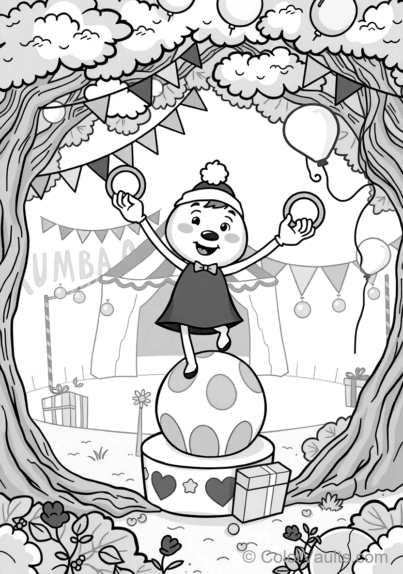 Bumba coloring page 3