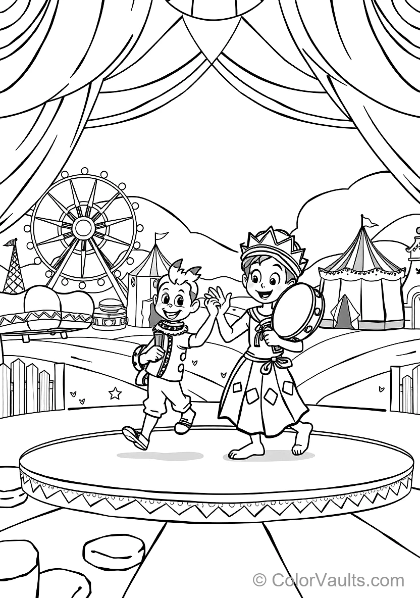 Bumba and His Best Friend Bumbalu Dancing Happily
