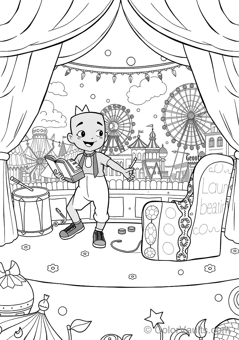 Bumba et His Best Friend Bumbalu Dancing Happily (Scene 5)