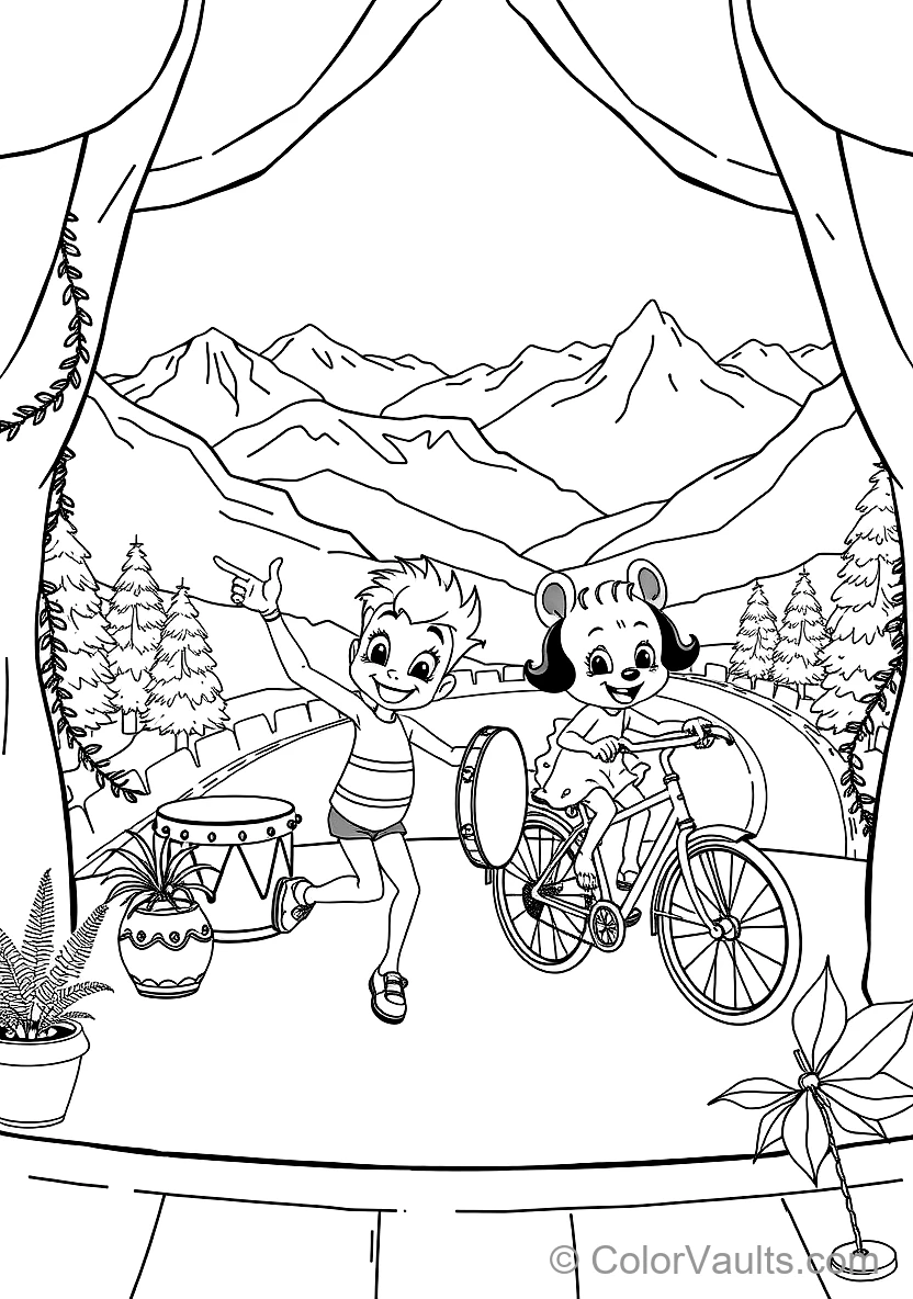 Bumba und His Best Friend Bumbalu Dancing Happily (Scene 8)
