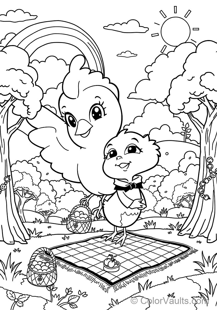 Bumba Riding on the Back of His Friendly Pet Bird Kiwi (Scene 21)