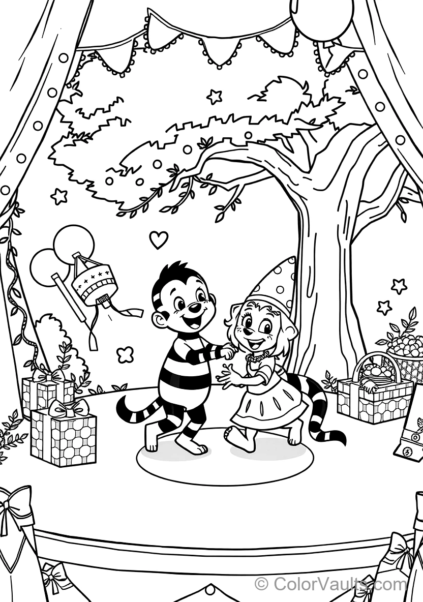 Bumba und His Best Friend Bumbalu Dancing Happily (Scene 15)