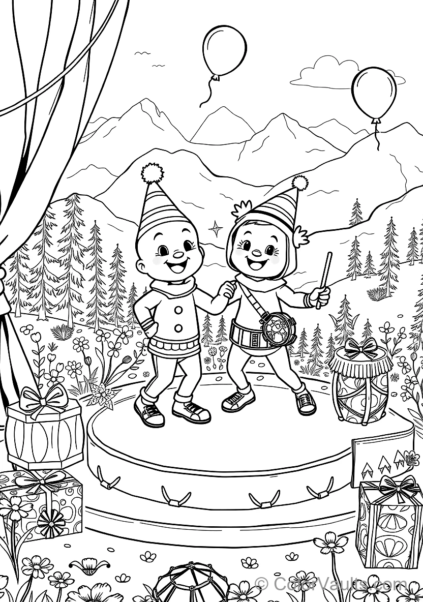 Bumba und His Best Friend Bumbalu Dancing Happily (Scene 20)