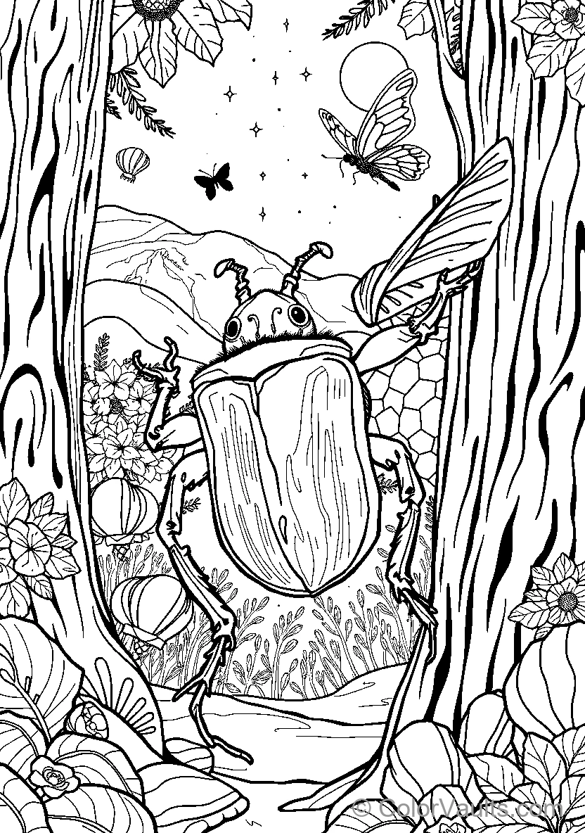 Beetle In The Forest