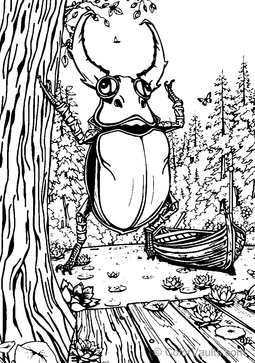 Beetle In The Forest (Scene 3)