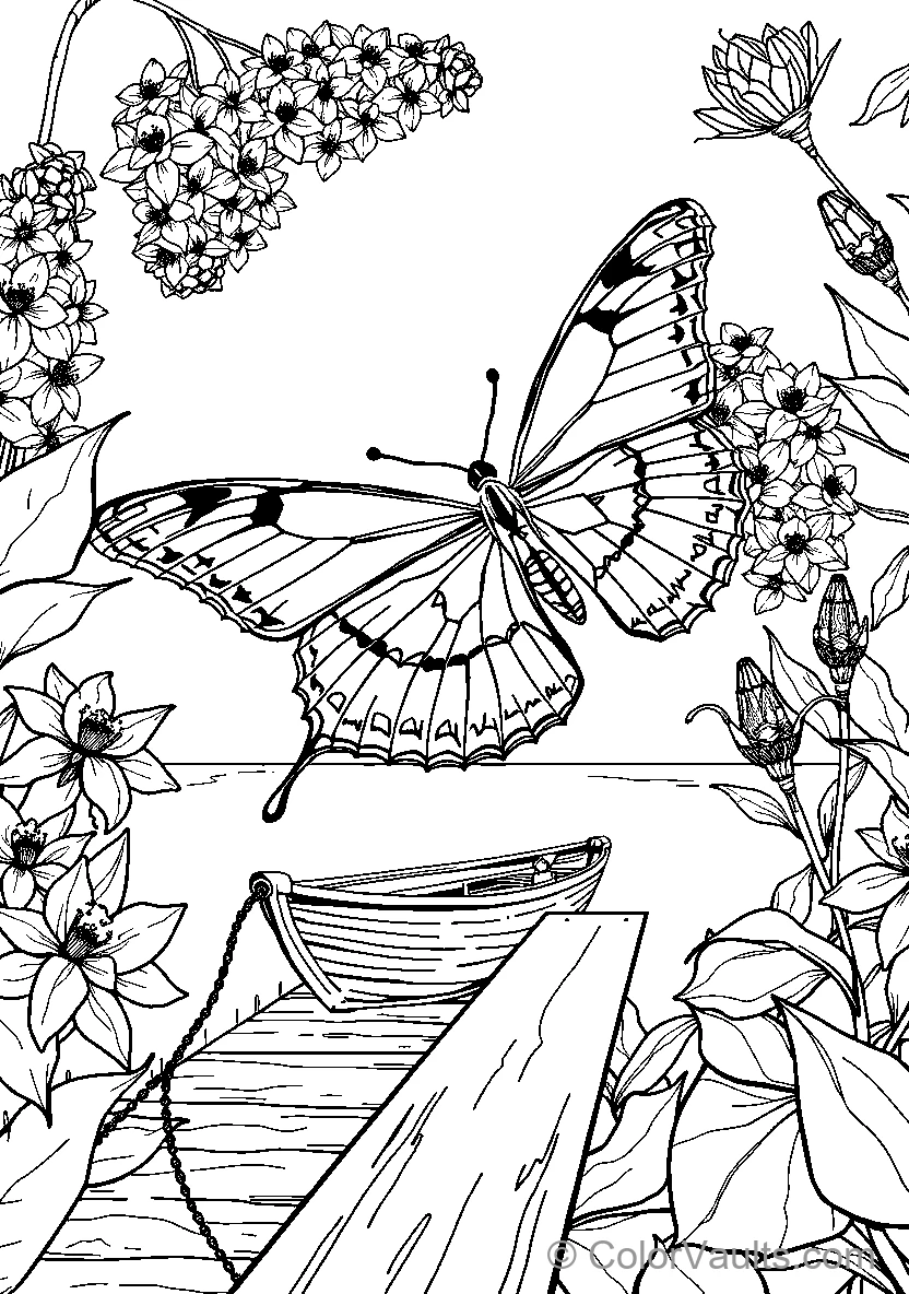 Butterfly By The Water