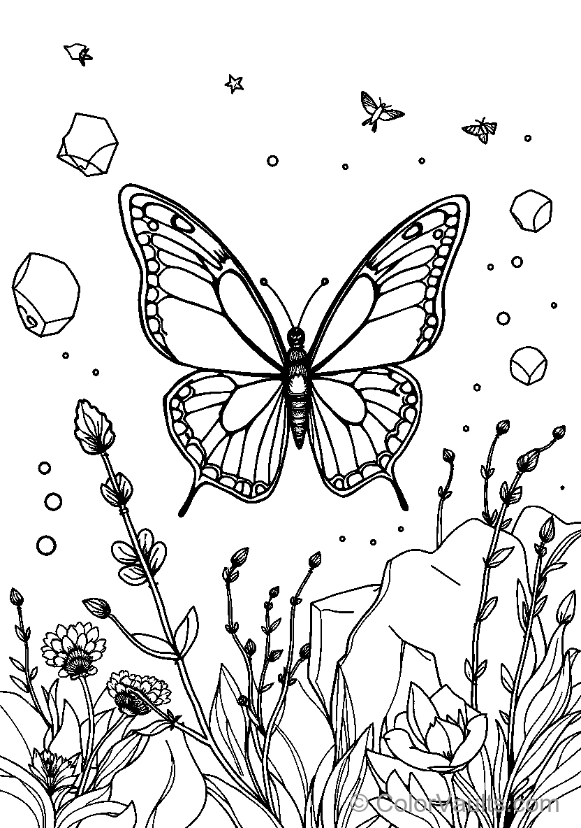 Butterfly In Nature (Scene 3)