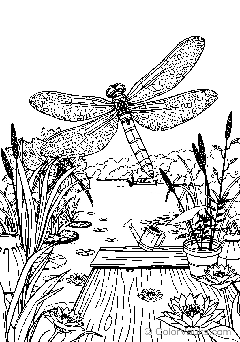 Dragonfly At Rest