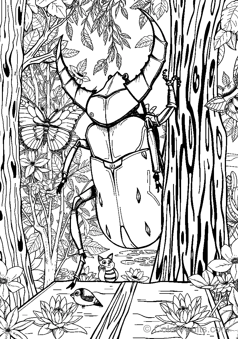 Insect Archer In The Forest