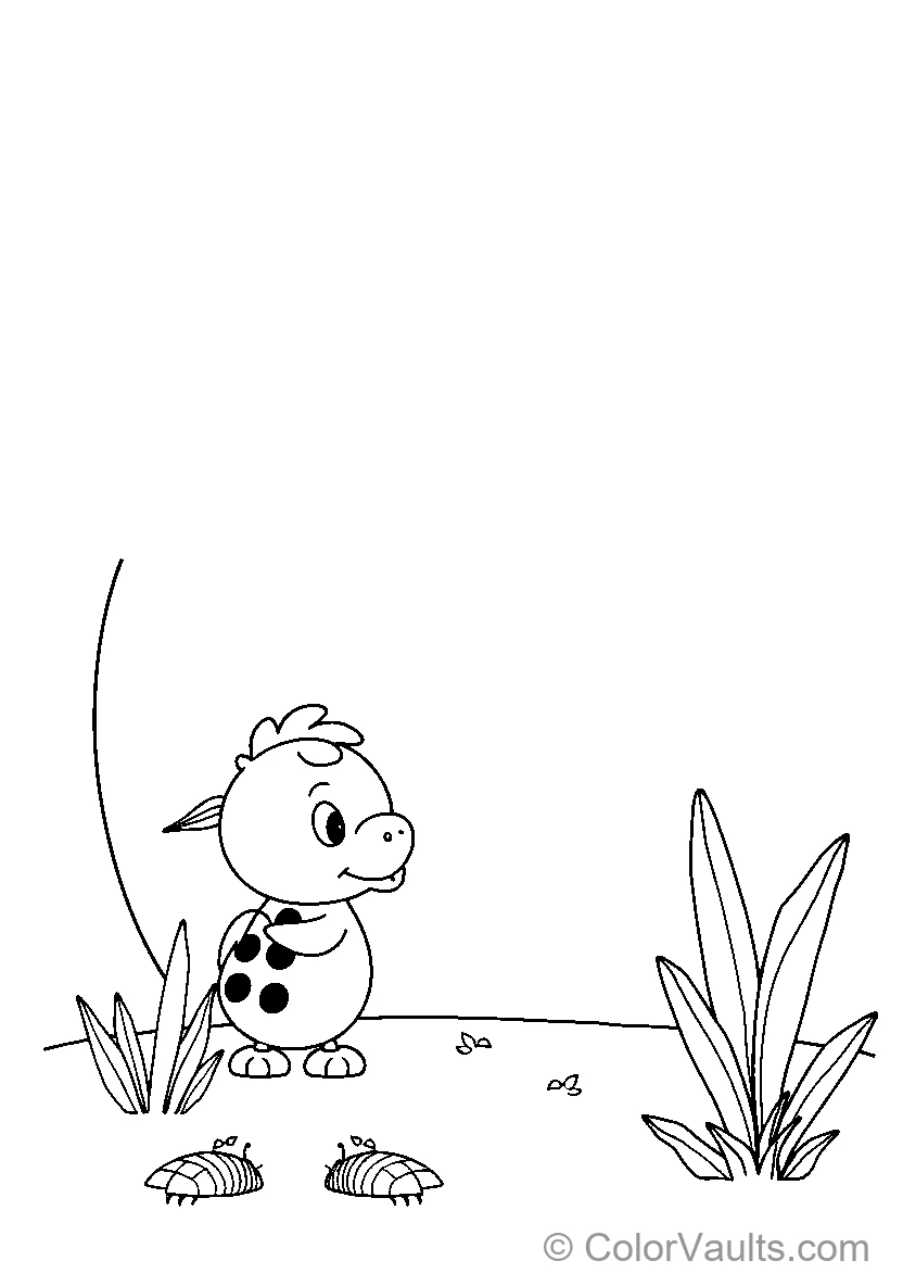 Butterflies & Garden Insects coloring page 2