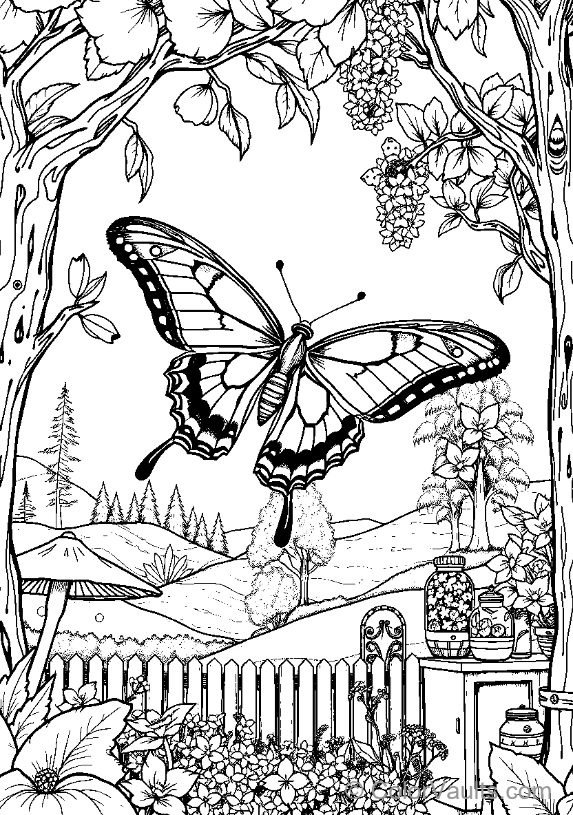 Butterfly Garden (Scene 3)