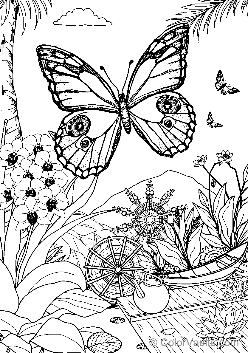 Butterfly Garden (Scene 5)
