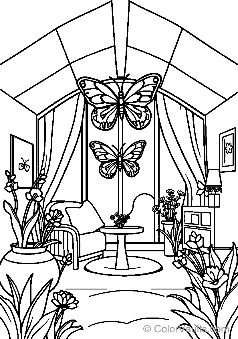 Butterfly Living Room