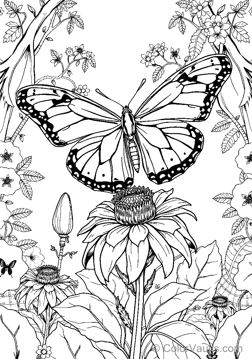 Butterfly on Flower