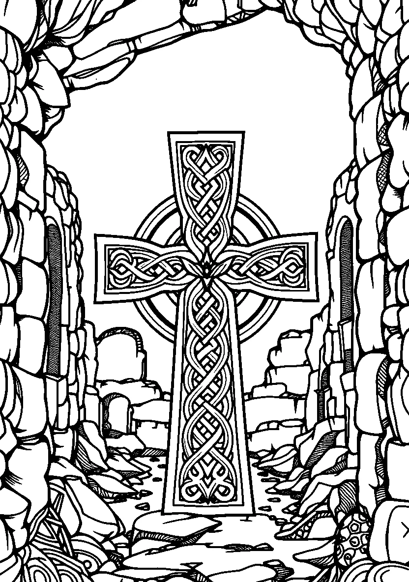 Celtic Knotwork Cross