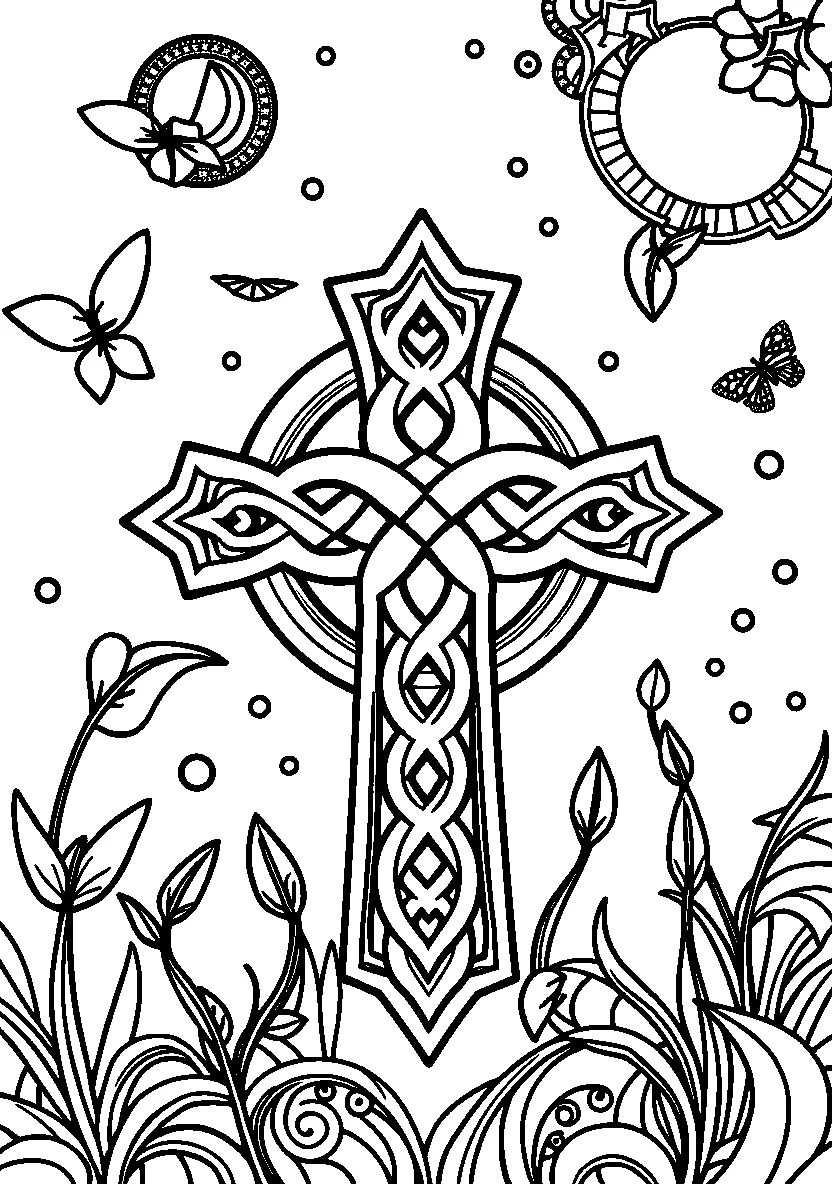 Celtic Knotwork Cross
