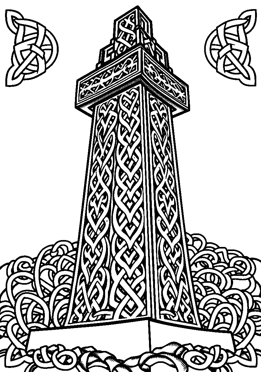 Celtic Knotwork Tower