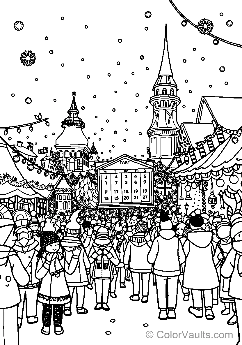 Weihnachten Market Gathering