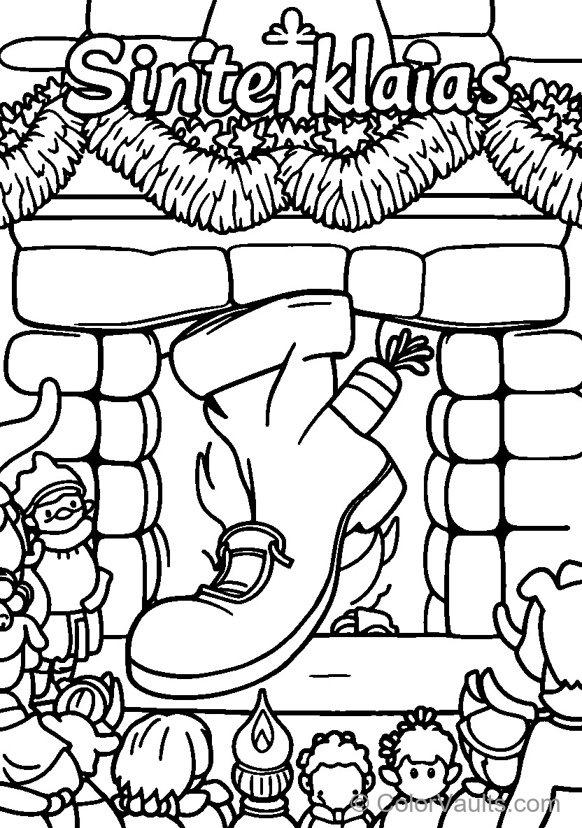 Weihnachten Stocking mit Characters