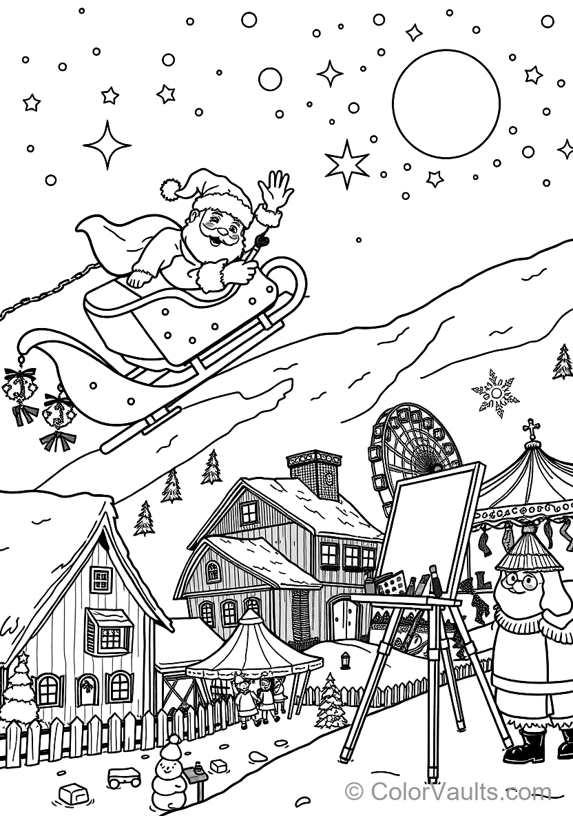 Rudolph the Red-Nosed Reindeer Smiling in Snow (2)