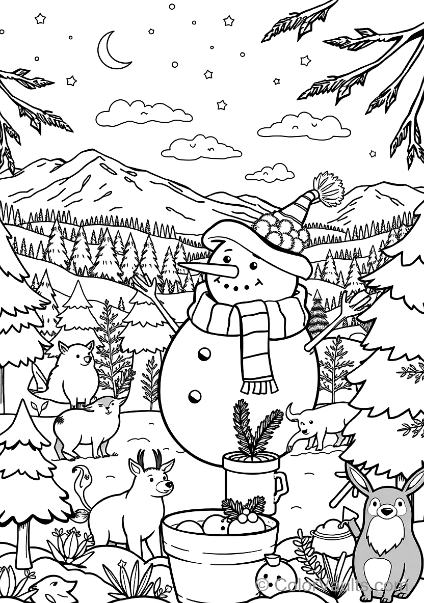 Santa Claus Placing Presents Under the Weihnachten Tree (4)