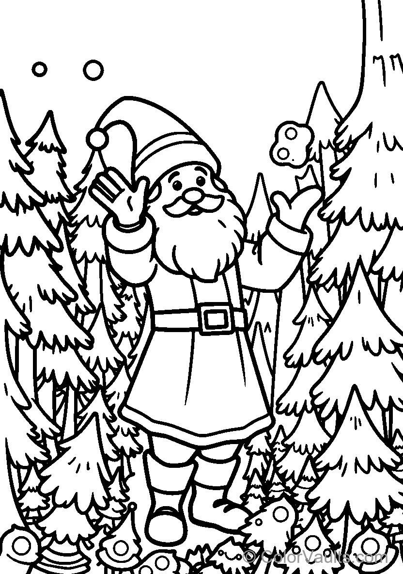 Santa Claus In A Winter Wonderland