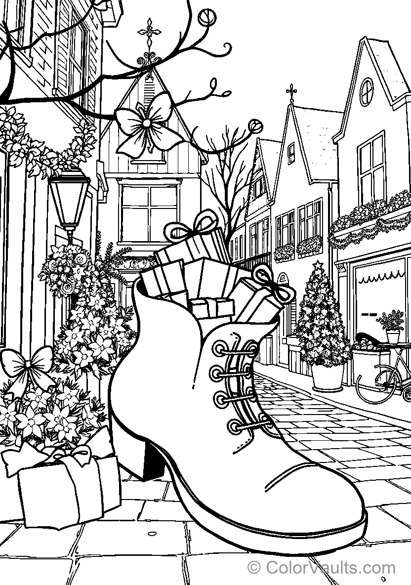 A Giant Shoe Full of Presents