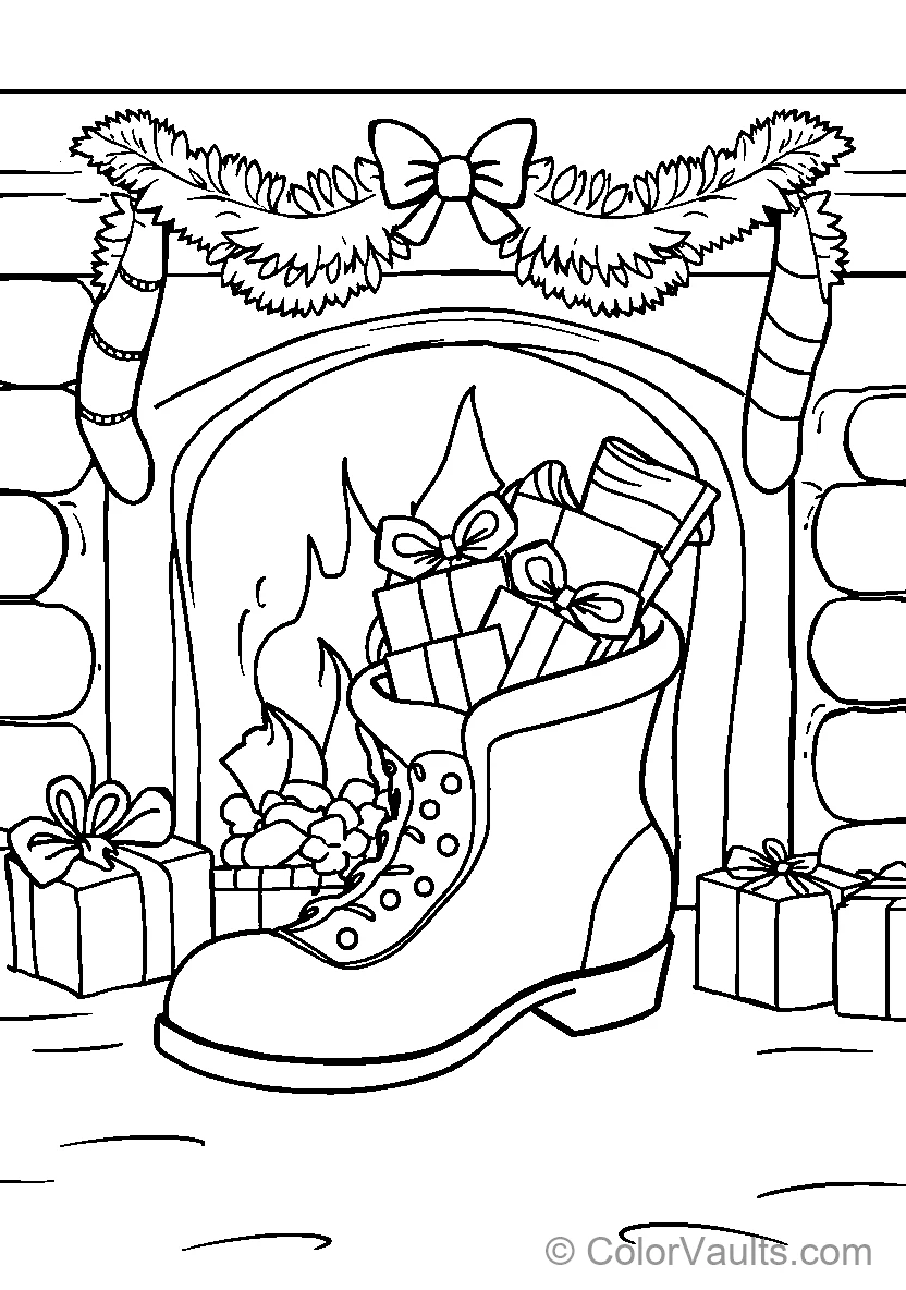 Boot of Christmas Presents