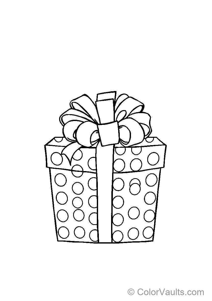 Polka-Dot Gift Box