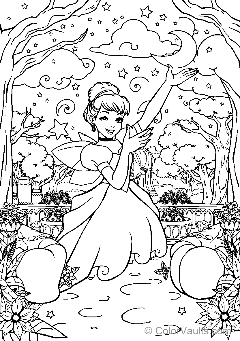 Princess In The Enchanted Garden
