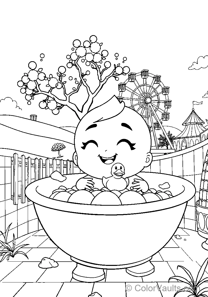 Childs Bathtime Fun