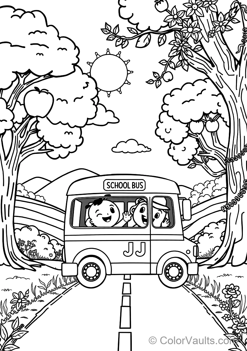 Jj Sitting Happily on the School Bus Singing mit Cody (Scene 8)