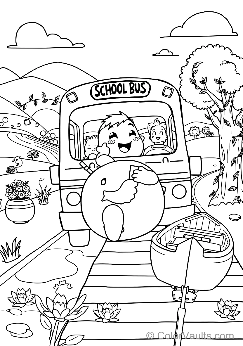 Jj Sitting Happily on the School Bus Singing mit Cody (Scene 11)